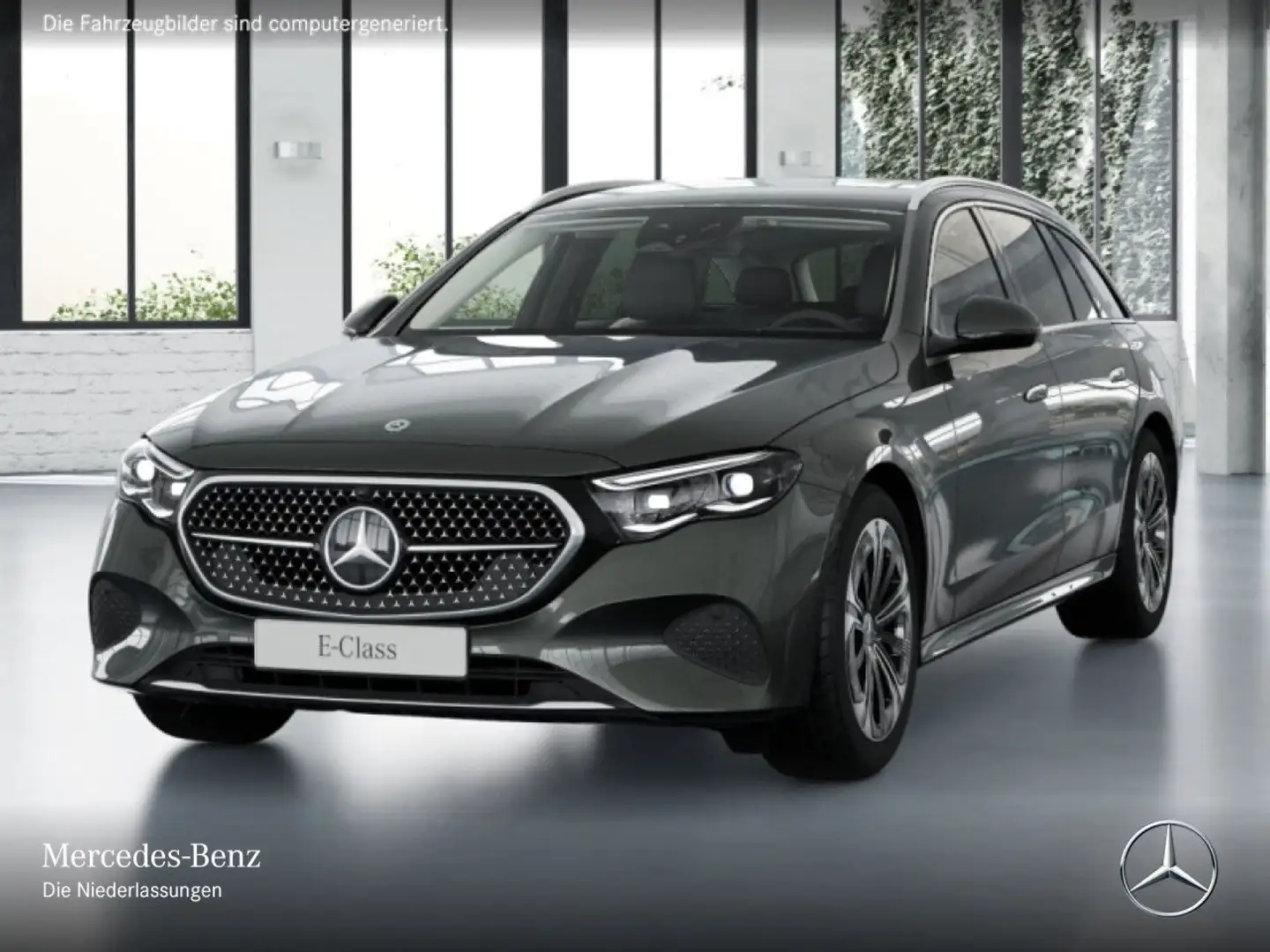 Mercedes-Benz E 300 e T Hybrid Avantgarde Fahrass 360° Distr. 9G Grau - 2