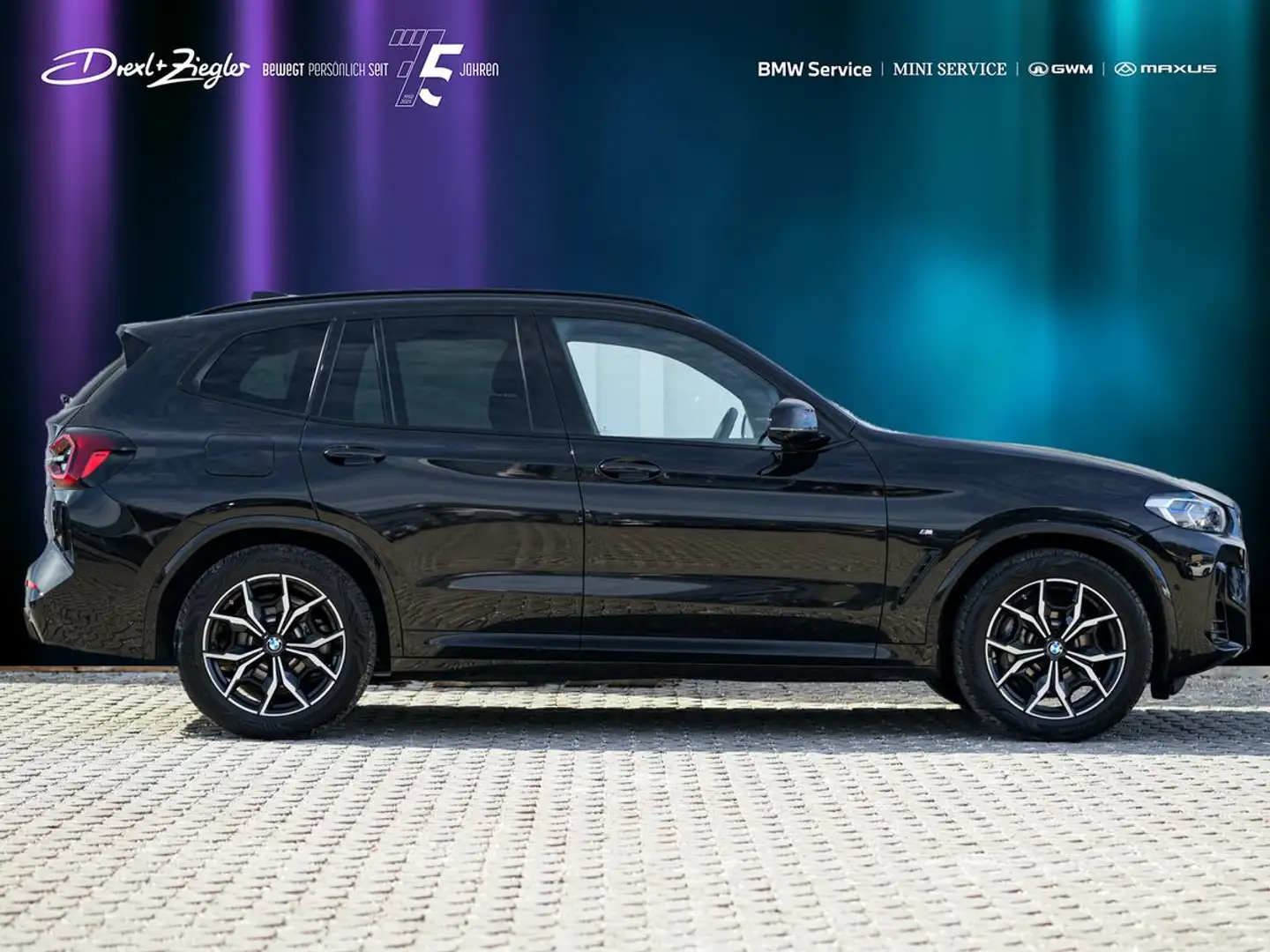 BMW X3 xDrive30d M-Sport AHK ACC GSD Laser H&K HuD Fekete - 2