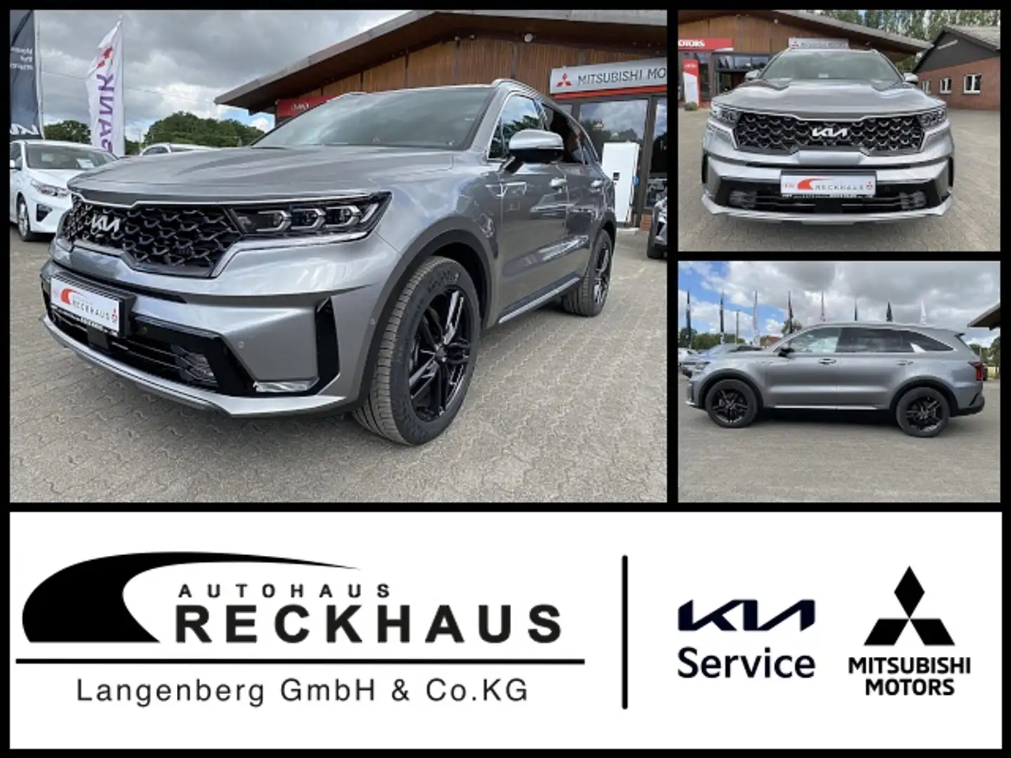 Kia Sorento 1.6T PHEV AWD AT PLAT 6S NAP. GD AHK Klima Navi Grau - 1