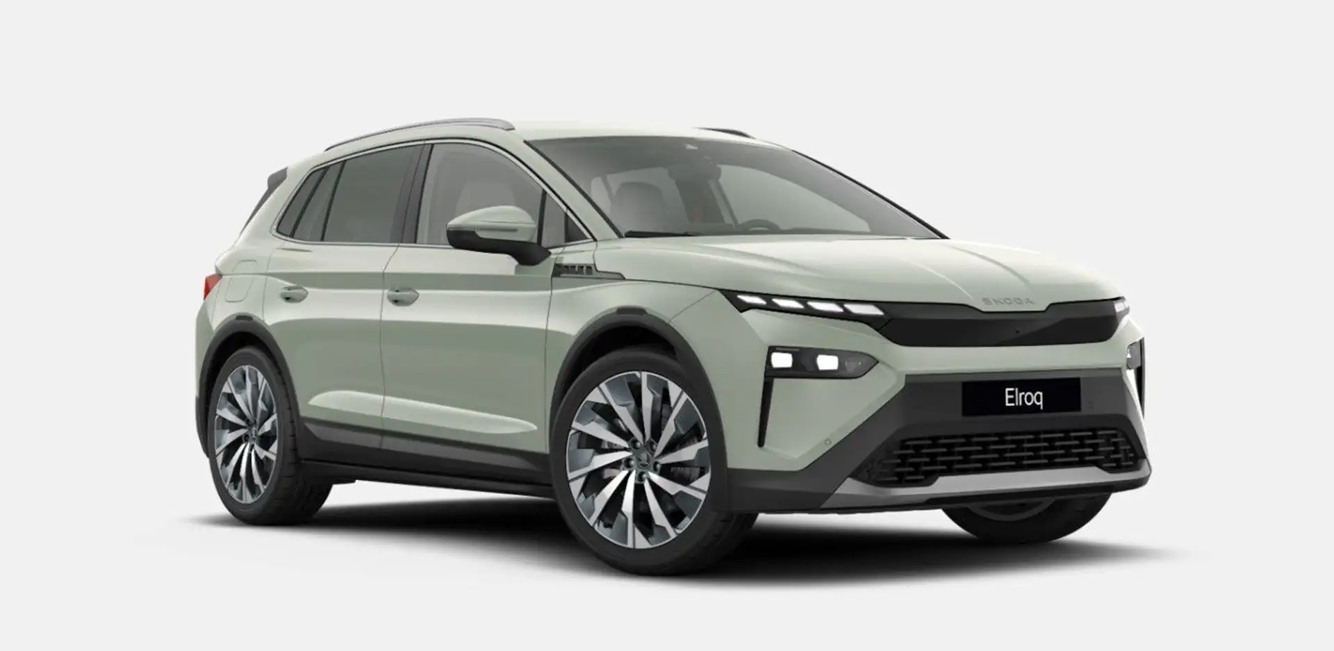 Skoda Elroq 85 Lodge Grün - 1