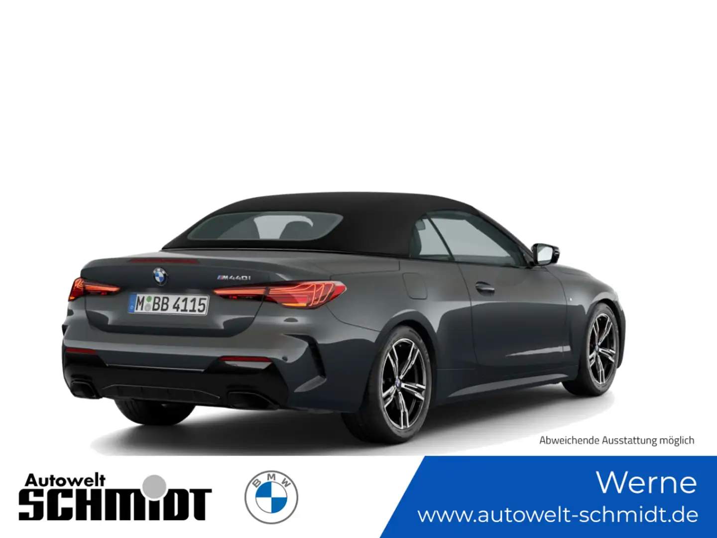 BMW 440 M440i xDrive Cabrio Innovationspaket Standheizng Grau - 2