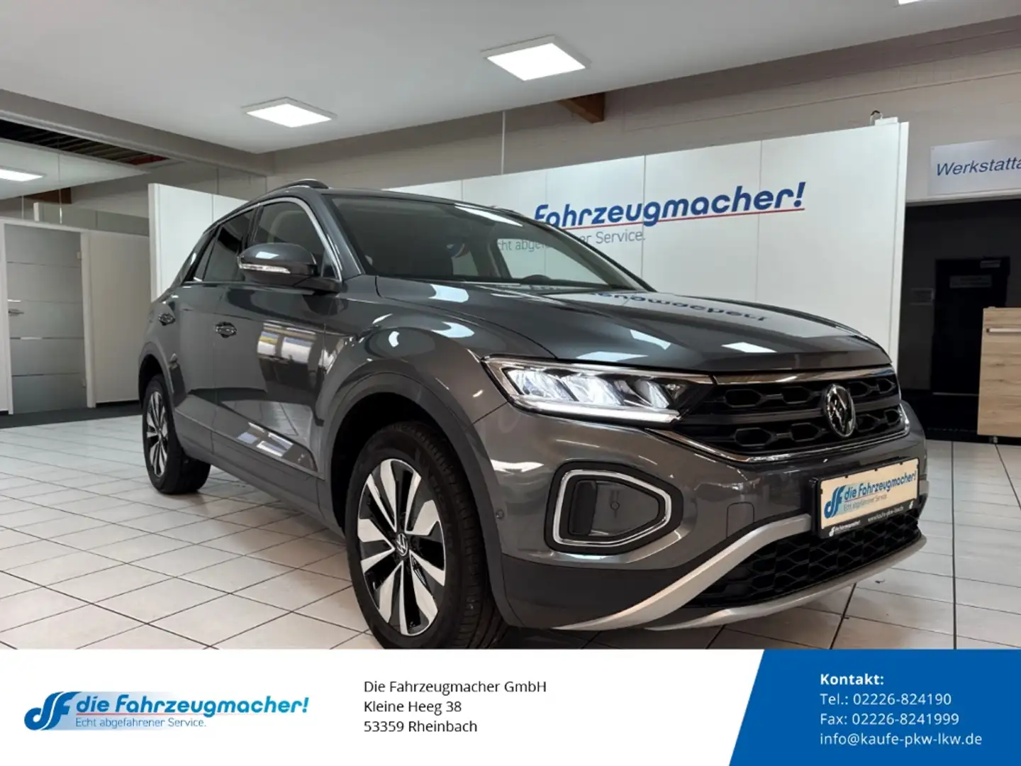 Volkswagen T-Roc Move Navi Digitales Cockpit LED Apple CarPlay Andr Grau - 1