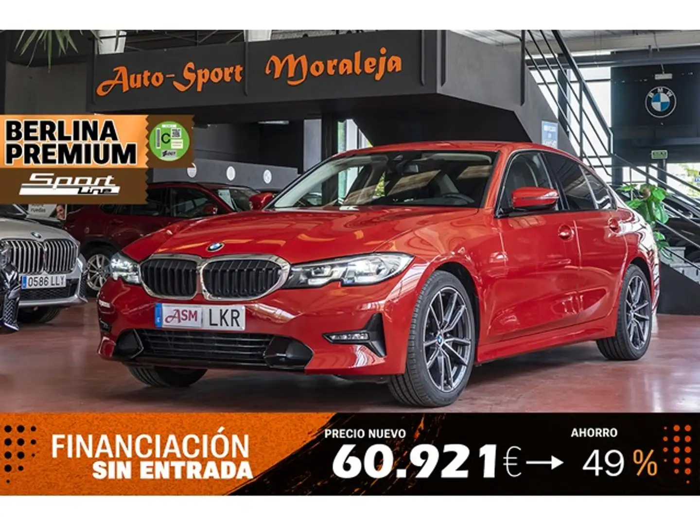 BMW 320 320dA Rojo - 1