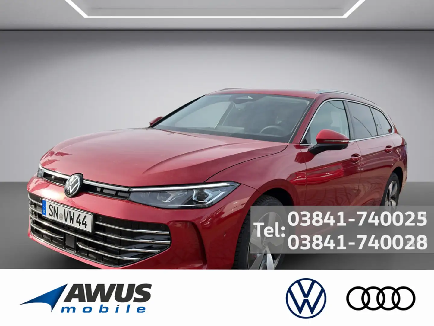 Volkswagen Passat Variant 2.0TDI DSG Elegance AHK Rot - 1