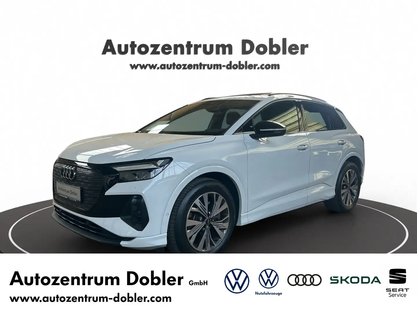 Audi Q4 e-tron 50 quattro ACC Navi Glasdach Sitzheizung Weiß - 1