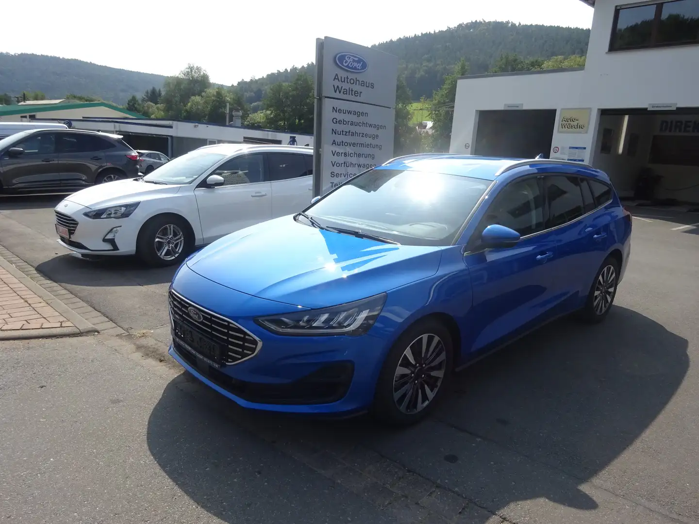 Ford Focus Titanium X LED Navi Kamera ACC Blau - 1