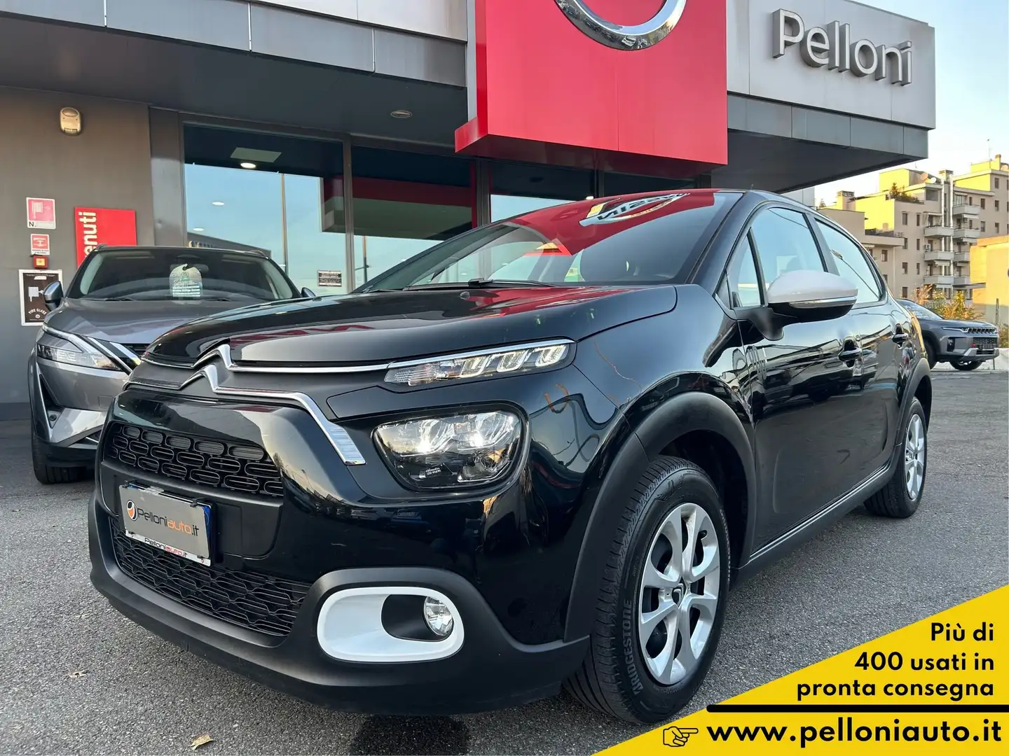 Citroen C3 C3 PureTech 83 GARANZIA-KM CERTIFICATI Noir - 1