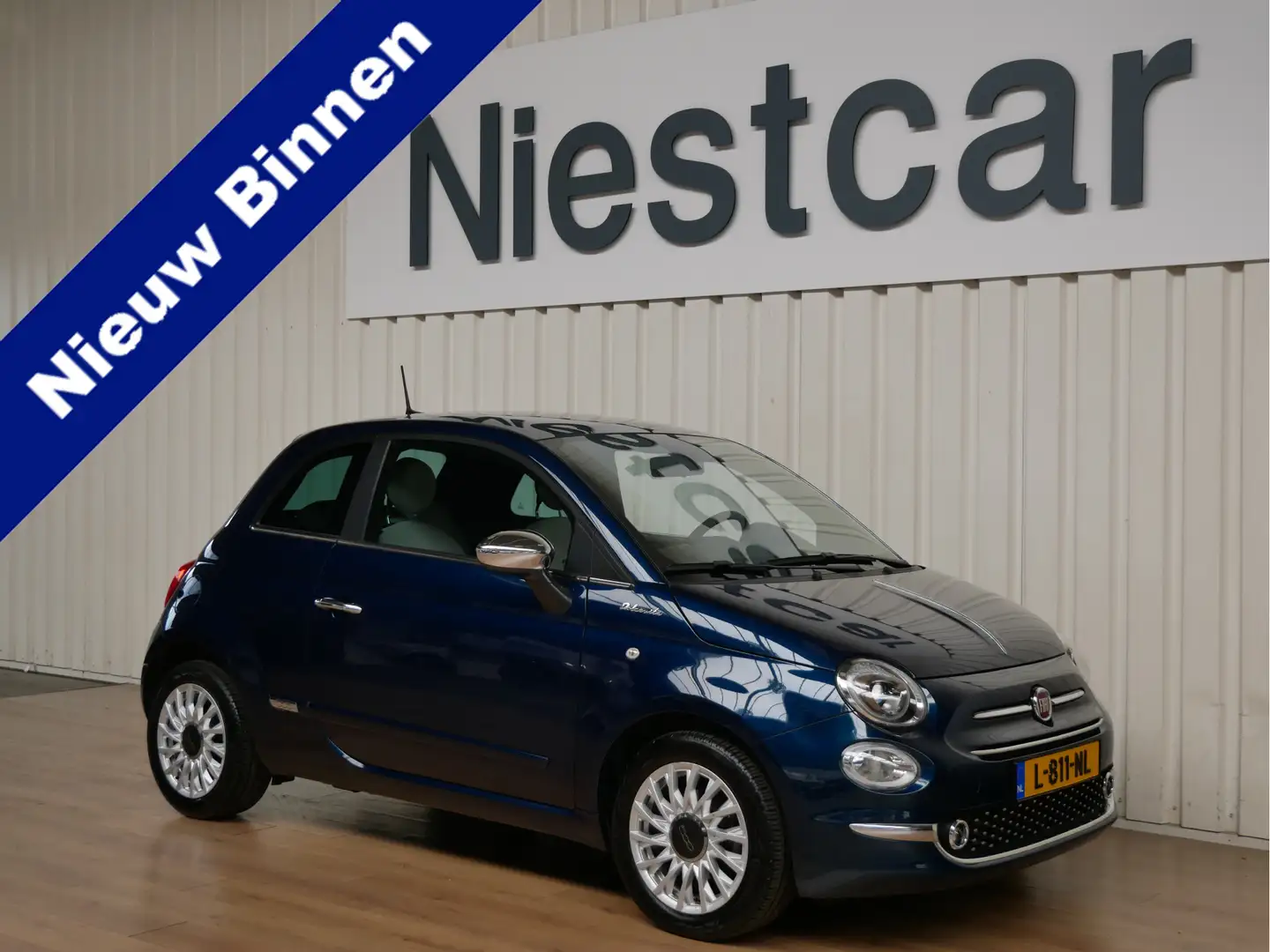 Fiat 500 Hybrid 1.0 Dolcevita Blauw - 1