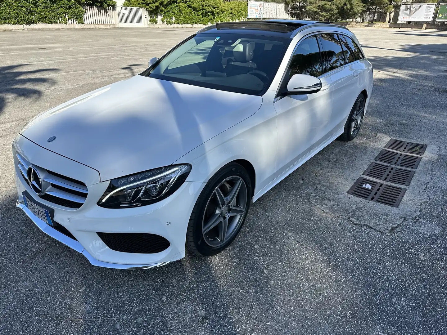 Mercedes-Benz C 220 SW d (bt) Premium auto Bianco - 1