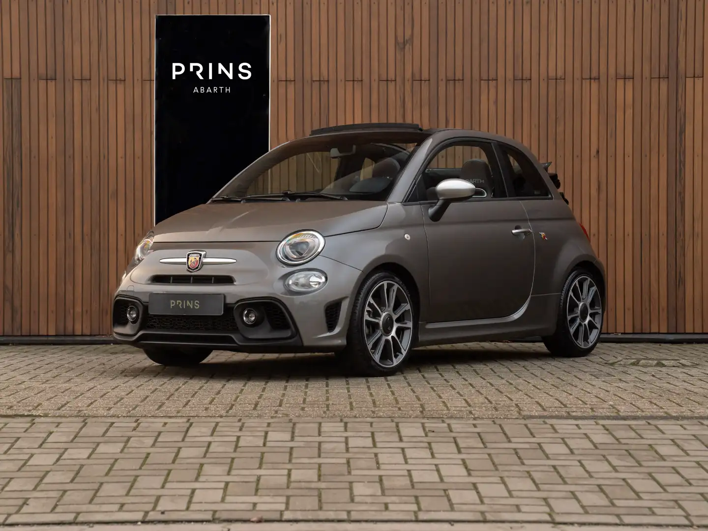 Fiat 500C Abarth 595 Turismo | Automaat | Diamond-stitching | CarPl Grau - 1