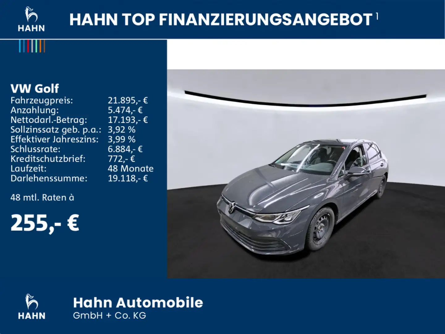 Volkswagen Golf VIII Life 2.0TDI DSG App-Connect LED Navi S Gris - 2
