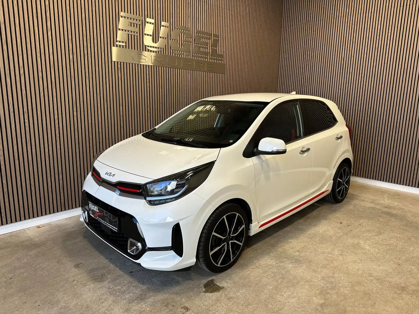 Kia Picanto 1.0 T-GDI GT-Line Navi|SHZ|PDC|RFK Weiß - 2
