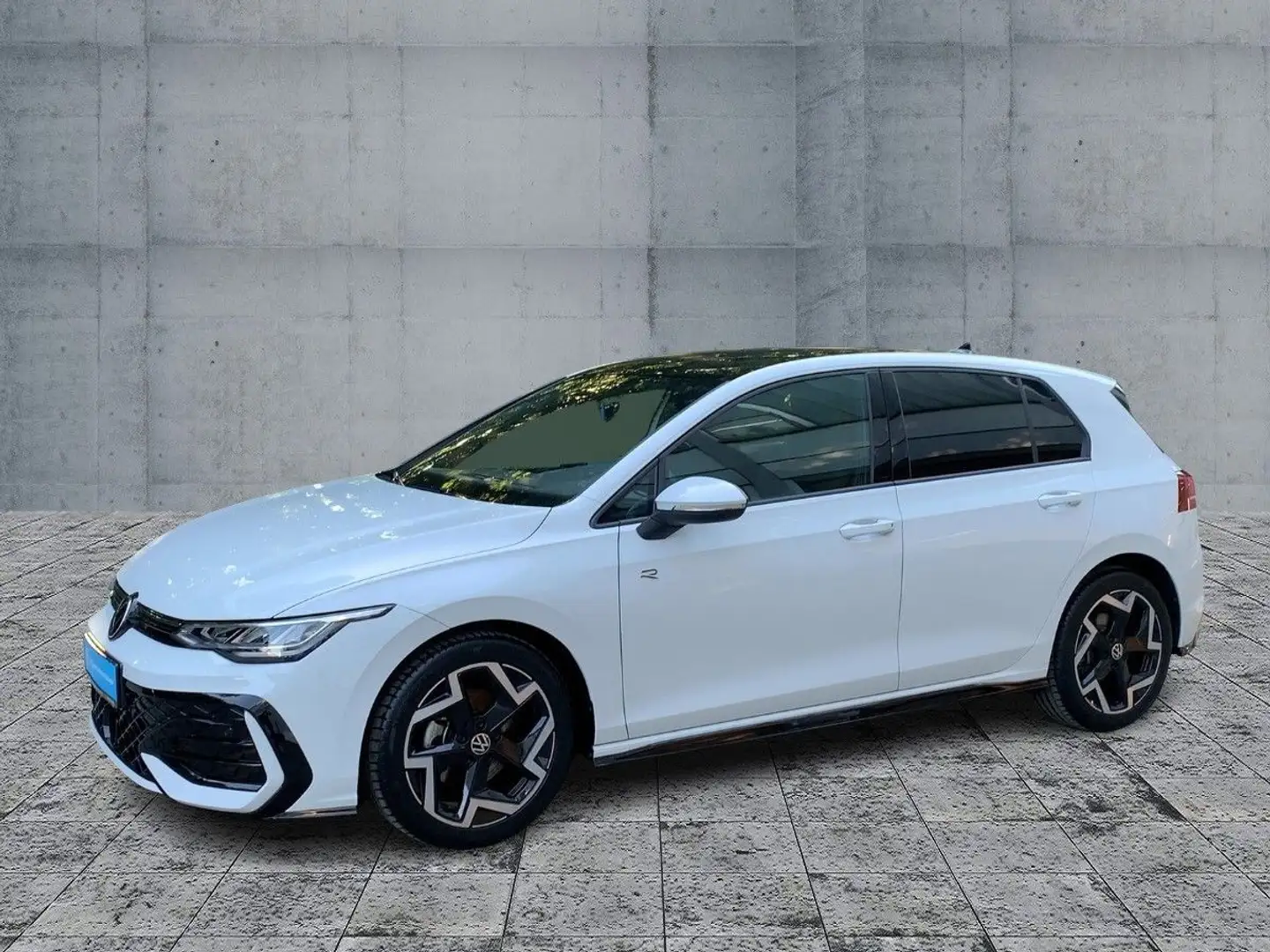 Volkswagen Golf VIII 1.5TSI R-LINE 5JG+LED+NAV-VORB+AHK+ACC Weiß - 2