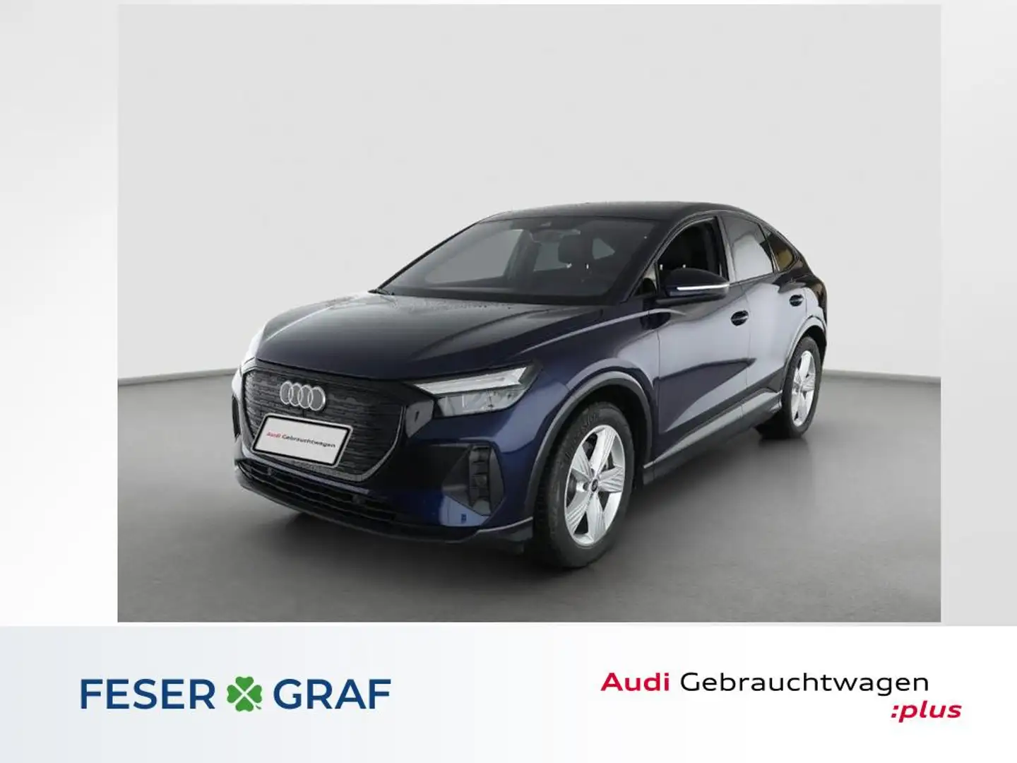 Audi Q4 e-tron Sportback e-tron 45 advanced - AHK - LEDER Blau - 1