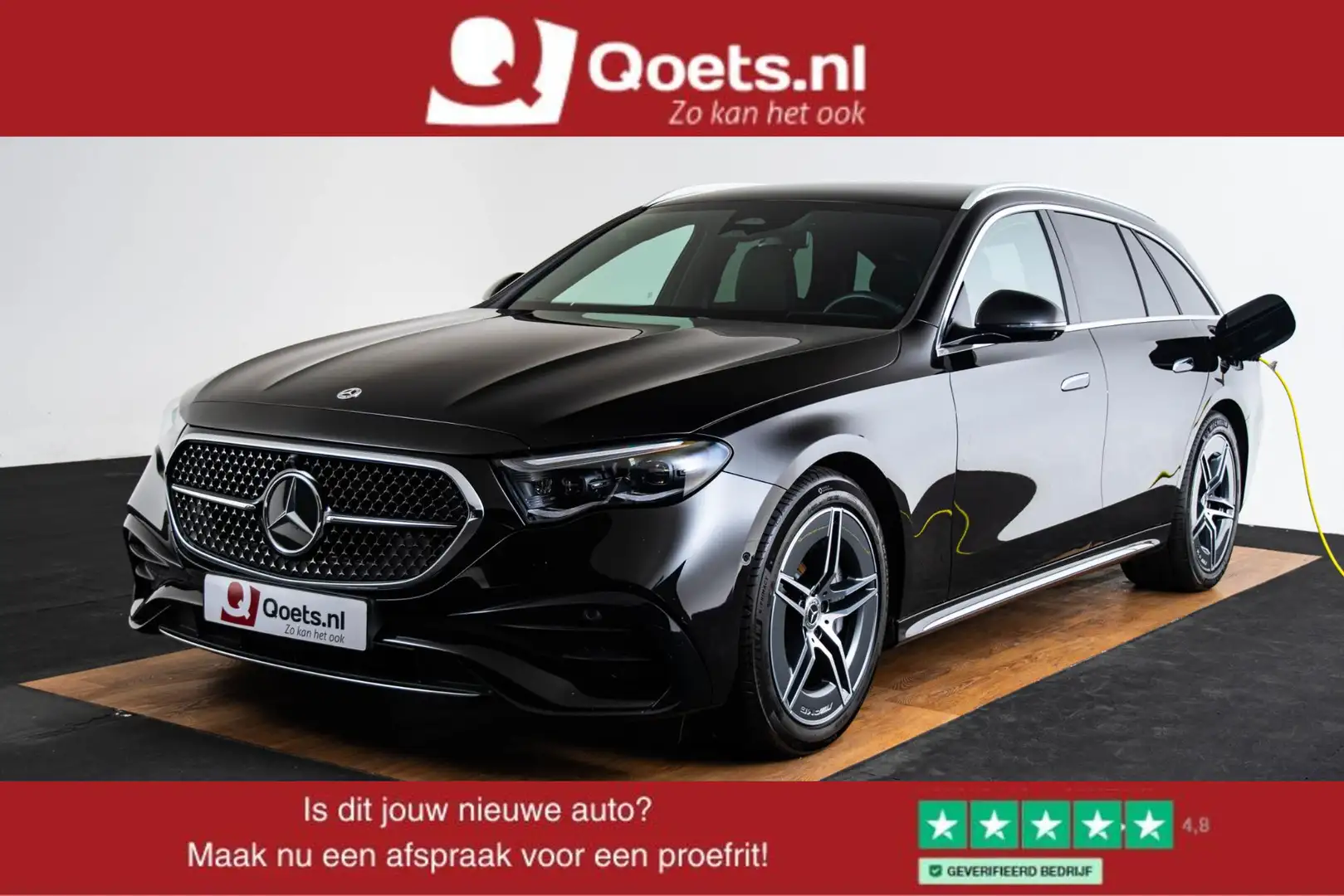 Mercedes-Benz E 300 Estate e AMG Line Trekhaak - Burmester 4D - Getint Noir - 1