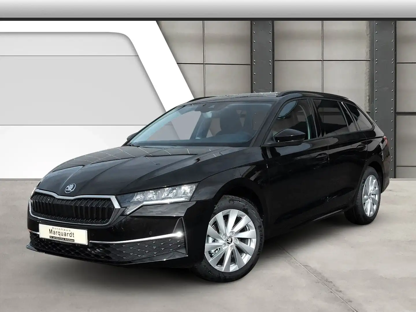 Skoda Octavia Combi 2.0TDI Navi LED AHK Kamera Pano Schwarz - 1