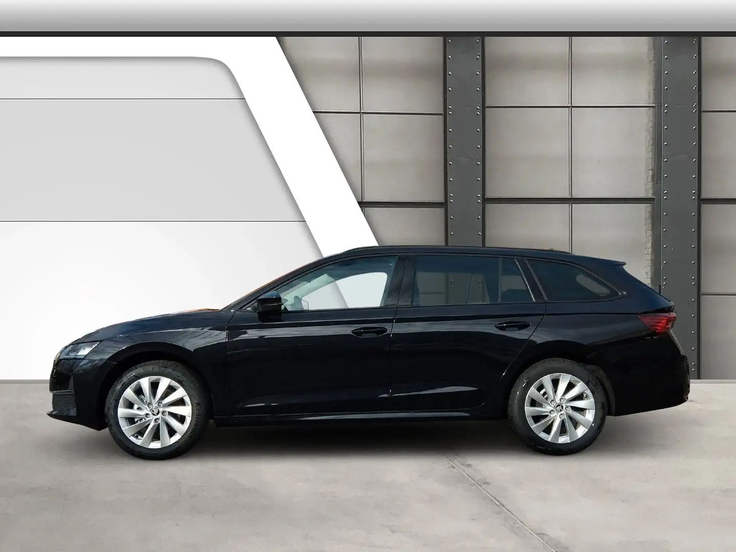 Skoda Octavia Combi 2.0TDI Navi LED AHK Kamera Pano Schwarz - 2