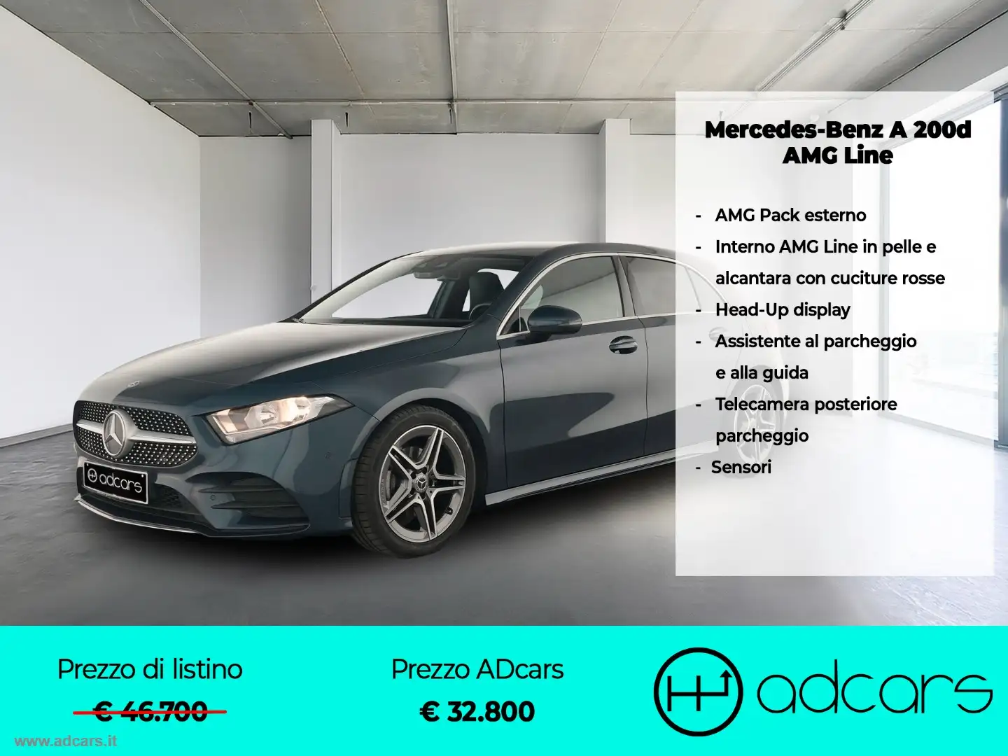 Mercedes-Benz A 200 A 200 d Automatic Premium AMG Line Bleu - 1