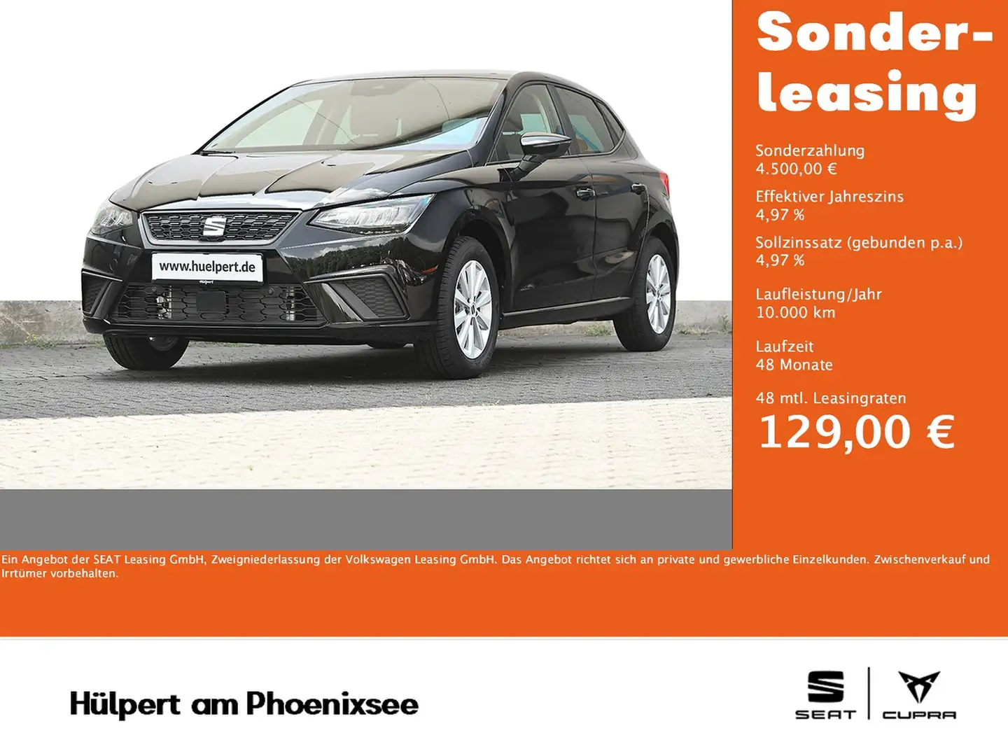 SEAT Ibiza 1.0 ROAD EDITION PDC RFK GJR LM15 KEYL SHZ Noir - 1