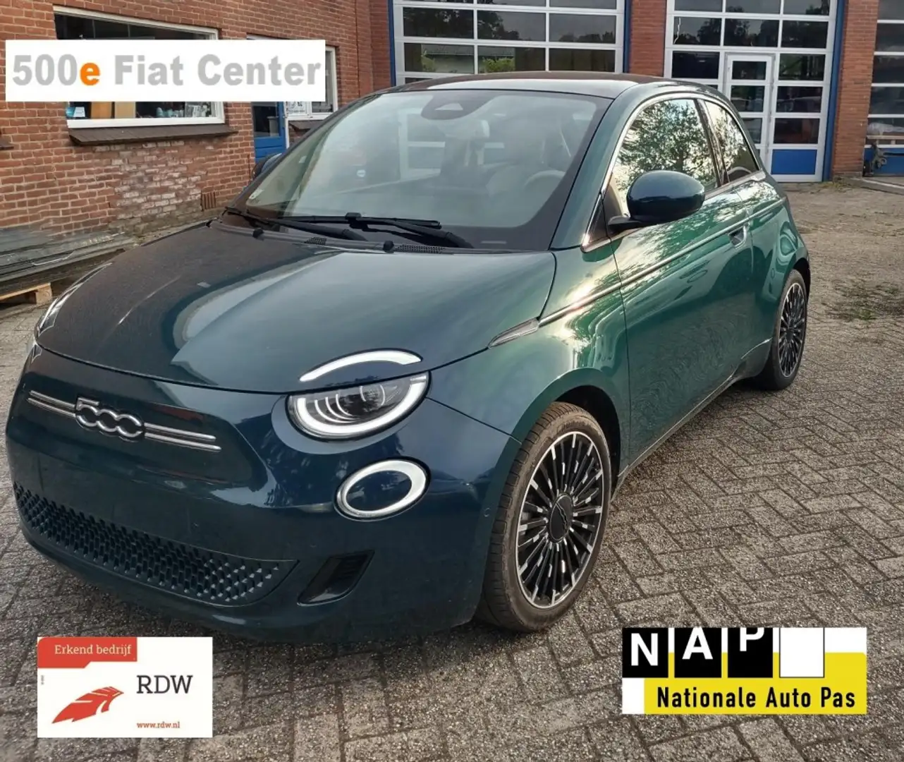 Fiat 500 E-La Prima -By Bocelli Sound- Met Najaarskorting Vert - 1