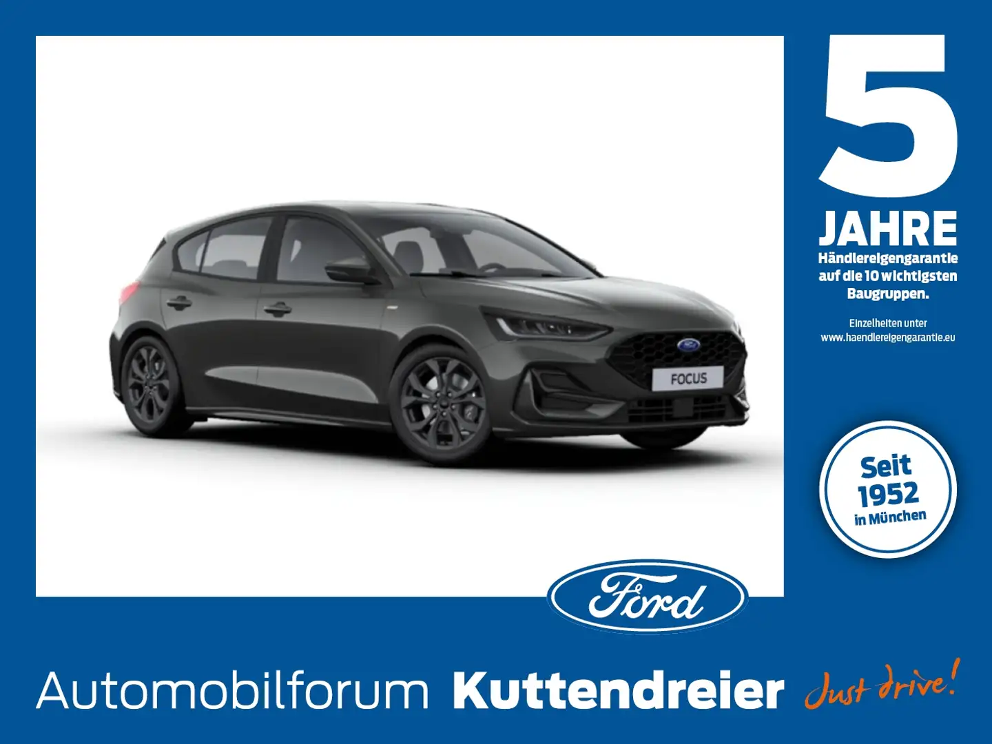 Ford Focus ST-Line 1.0I NAVI*CAM*LED*SHZ Gris - 1