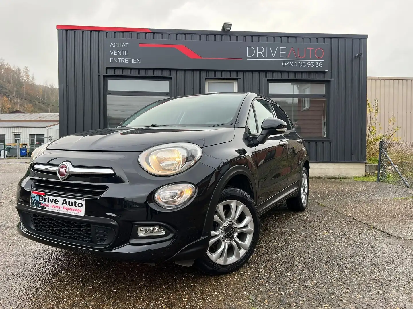 Fiat 500X Gps / Capteurs / Keyless / Bluetooth / Garantie Noir - 1