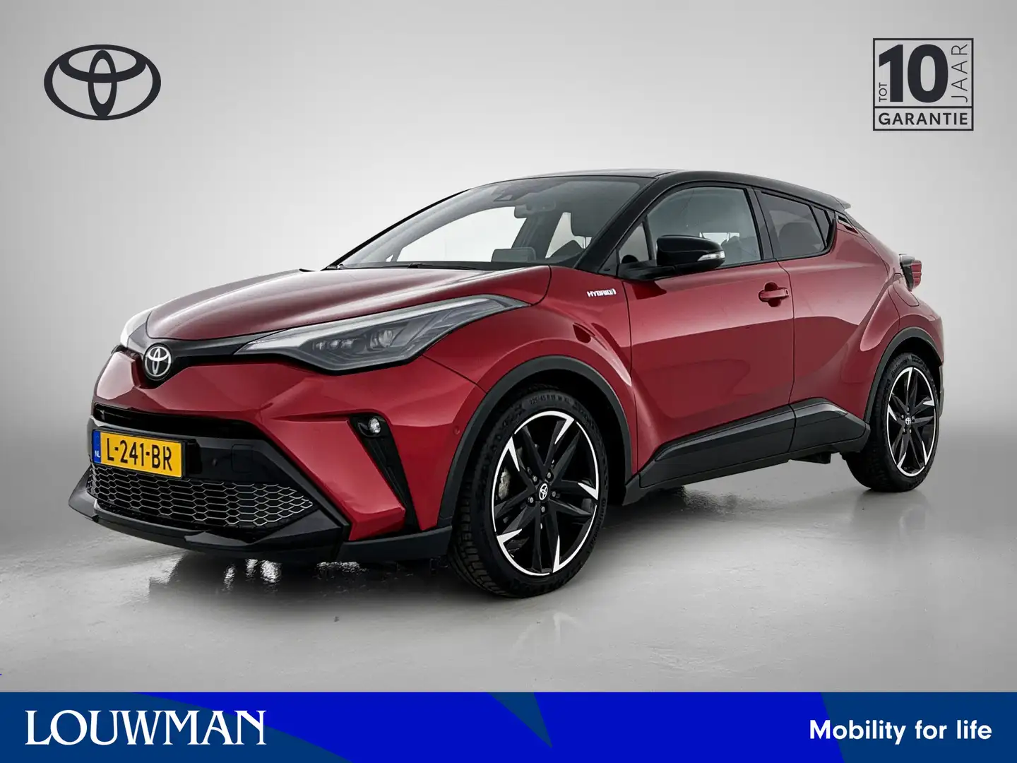 Toyota C-HR 2.0 Hybrid GR-Sport | Apple Carplay | Elektrisch v Rood - 1
