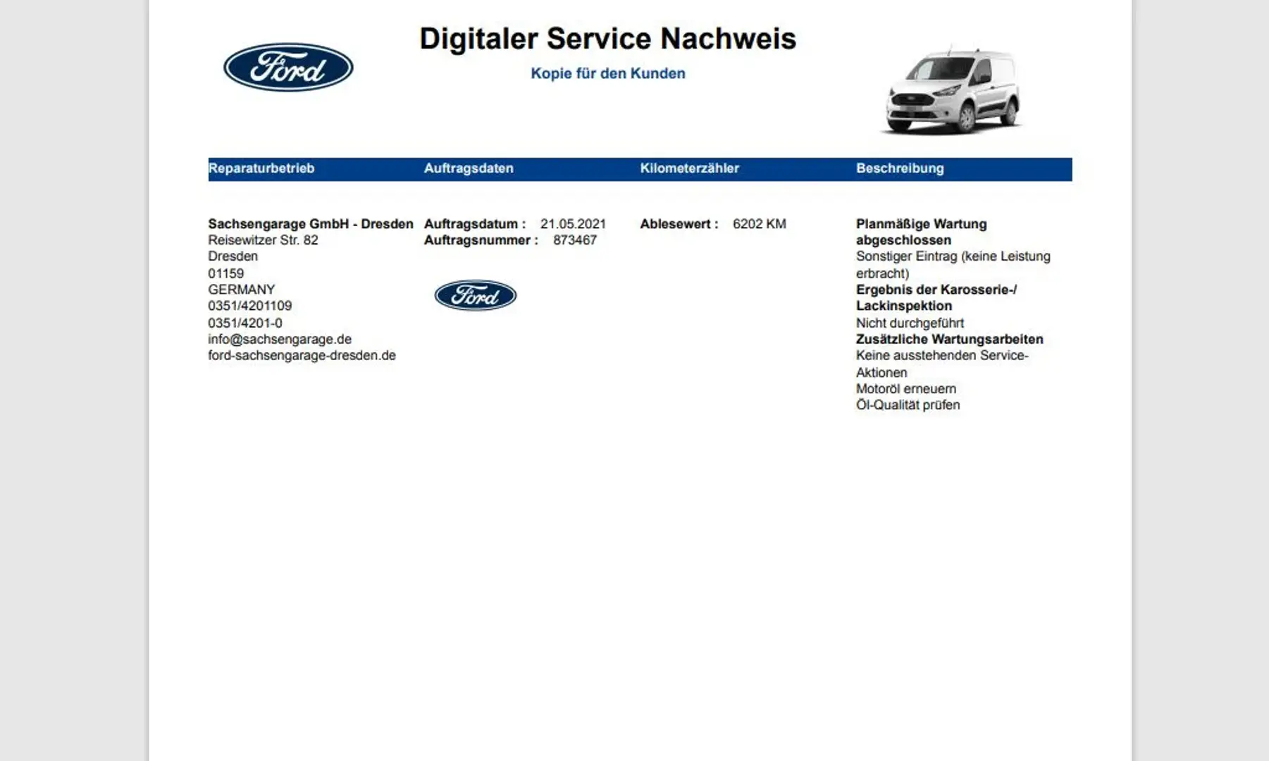 Ford Transit Connect Kasten L1 Trend Navi Kamera Regal Bianco - 2
