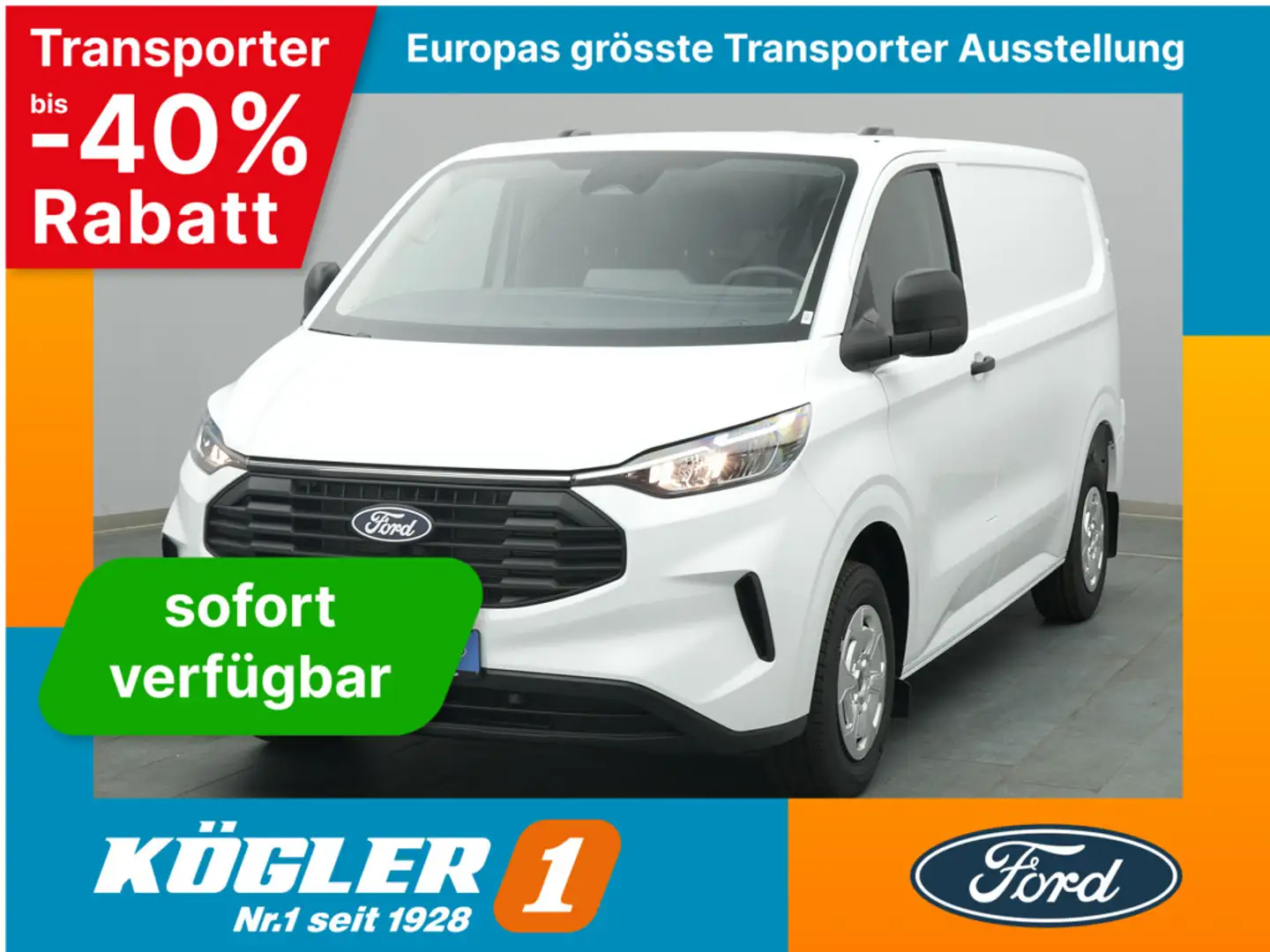 Ford Transit Custom Kasten 280 L1 Trend 110PS Blanco - 1