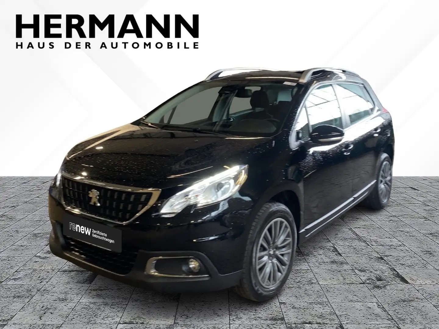 Peugeot 2008 1.2 PureTech 110 Active *LED*PDC*AUT*SHZ Schwarz - 1