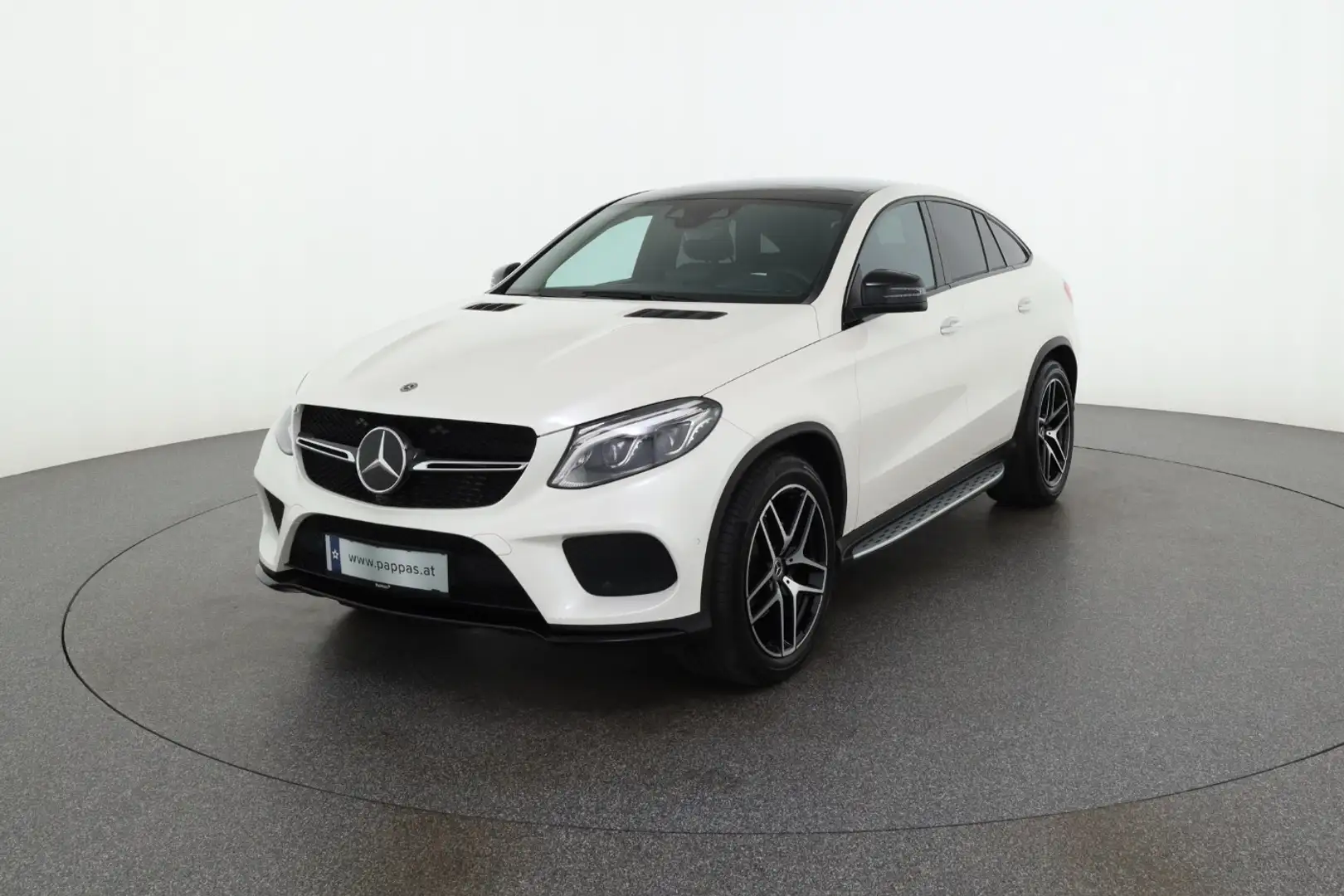 Mercedes-Benz GLE 350 d 4MATIC Coupé Stdhz HUD Distr PTS Pano Blanc - 1