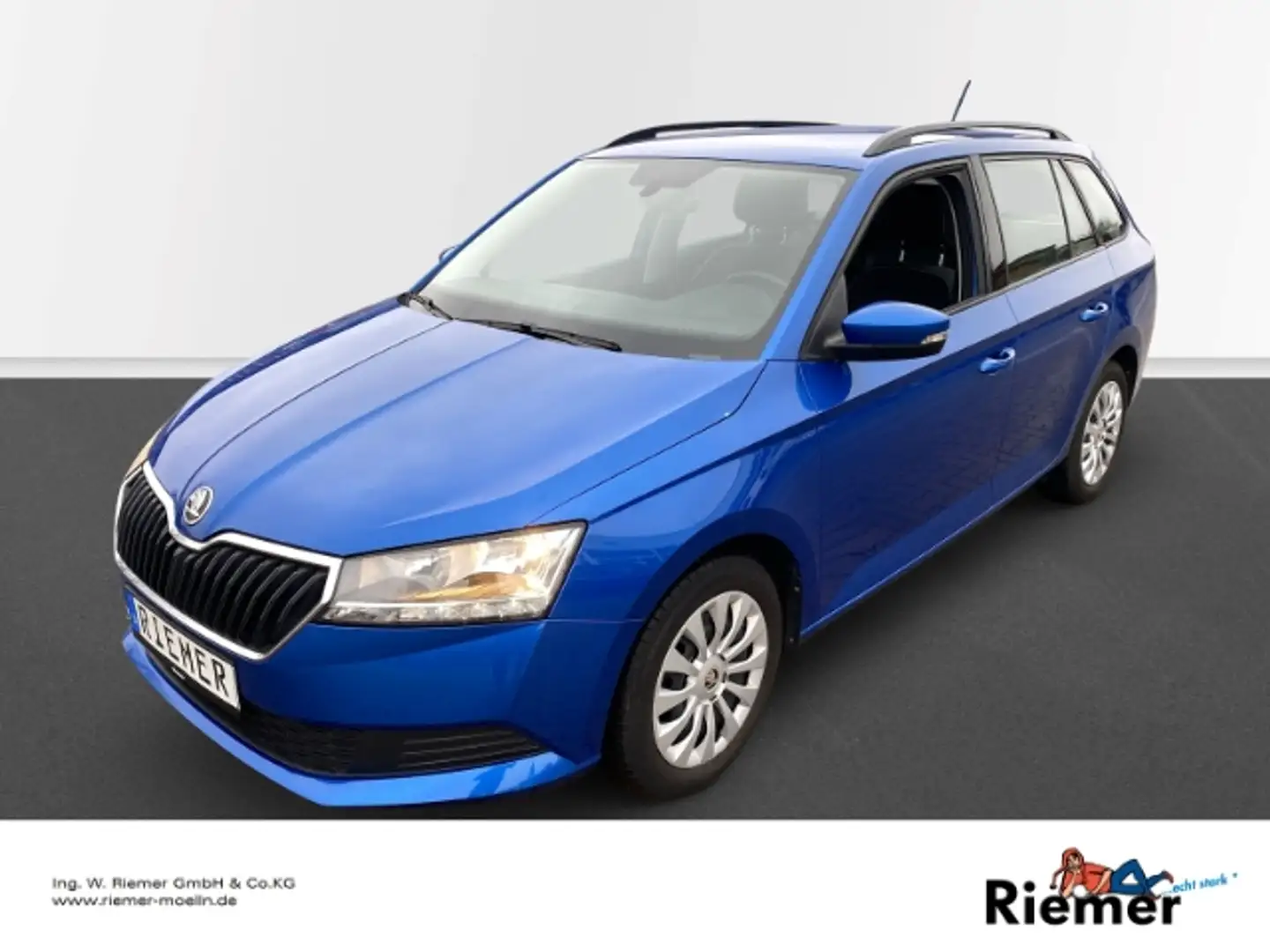 Skoda Fabia Combi 1.0 TSI Ambition AHK Klima MirrorLink Blau - 1