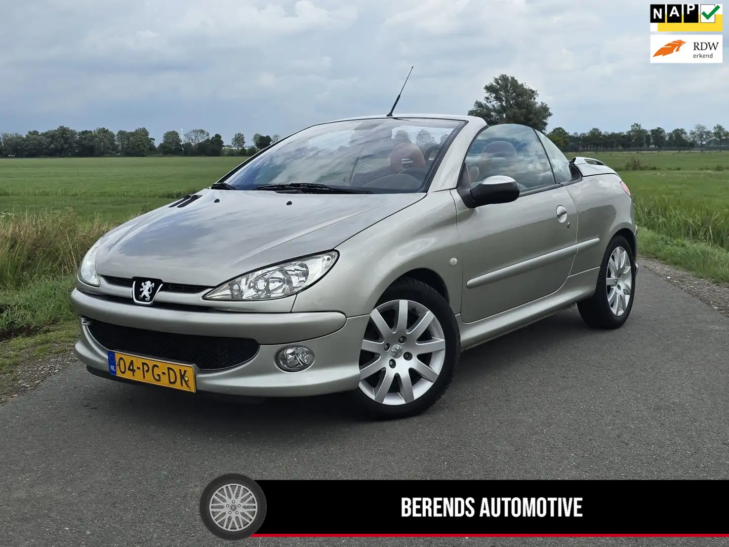 Peugeot 206 CC 1.6-16V Roland Garros Automaat Grijs - 1
