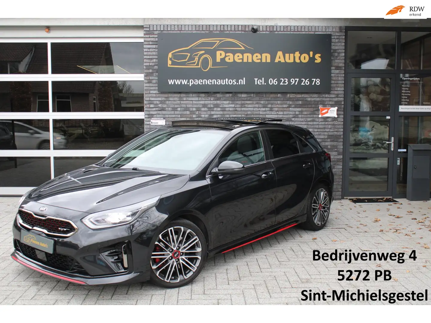 Kia Ceed / cee'd 1.6 T-GDi GT 204 PK, Pano, Carplay, Camera, memory Schwarz - 1