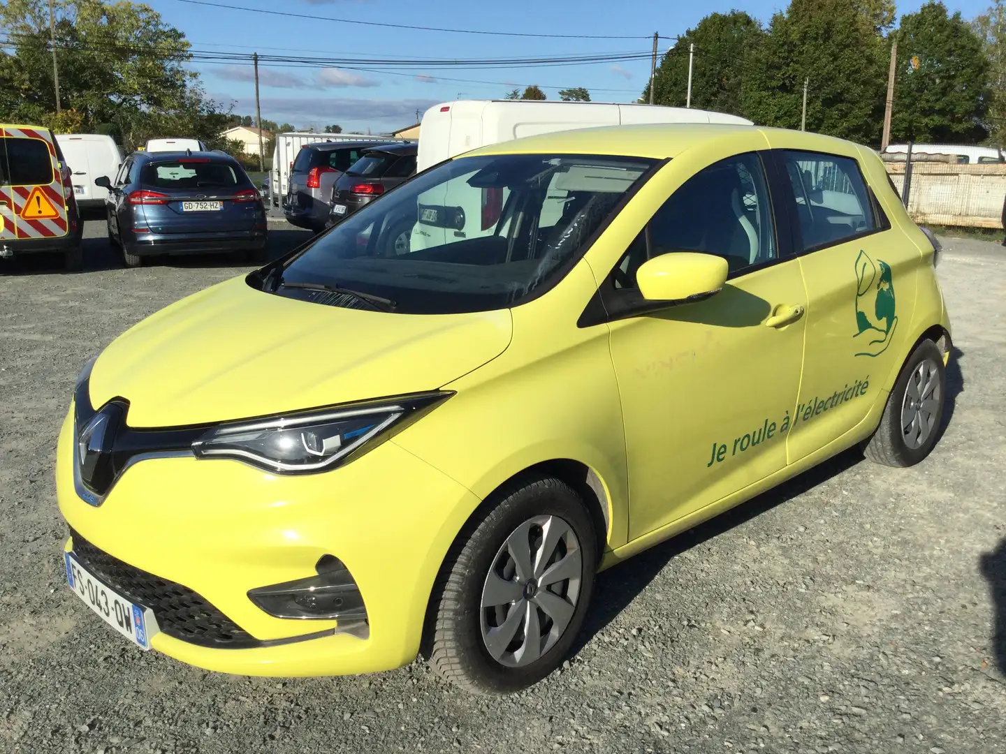 Renault ZOE FS-043-QW 52KW ACHAT INTEGRAL Blanc - 1