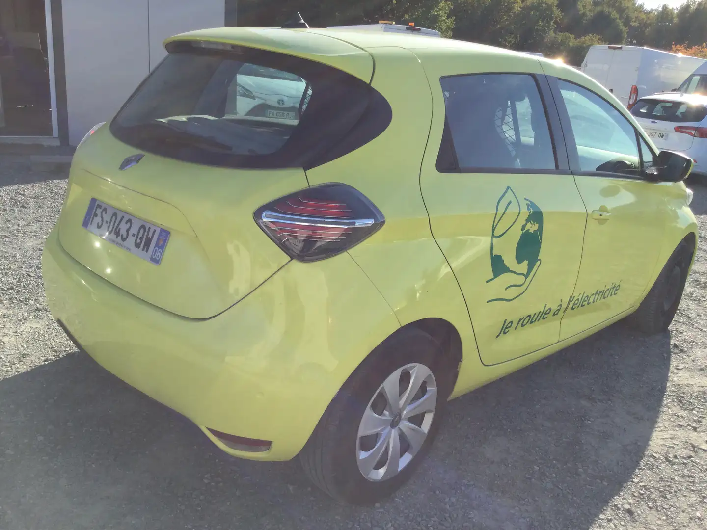 Renault ZOE FS-043-QW 52KW ACHAT INTEGRAL Blanc - 2