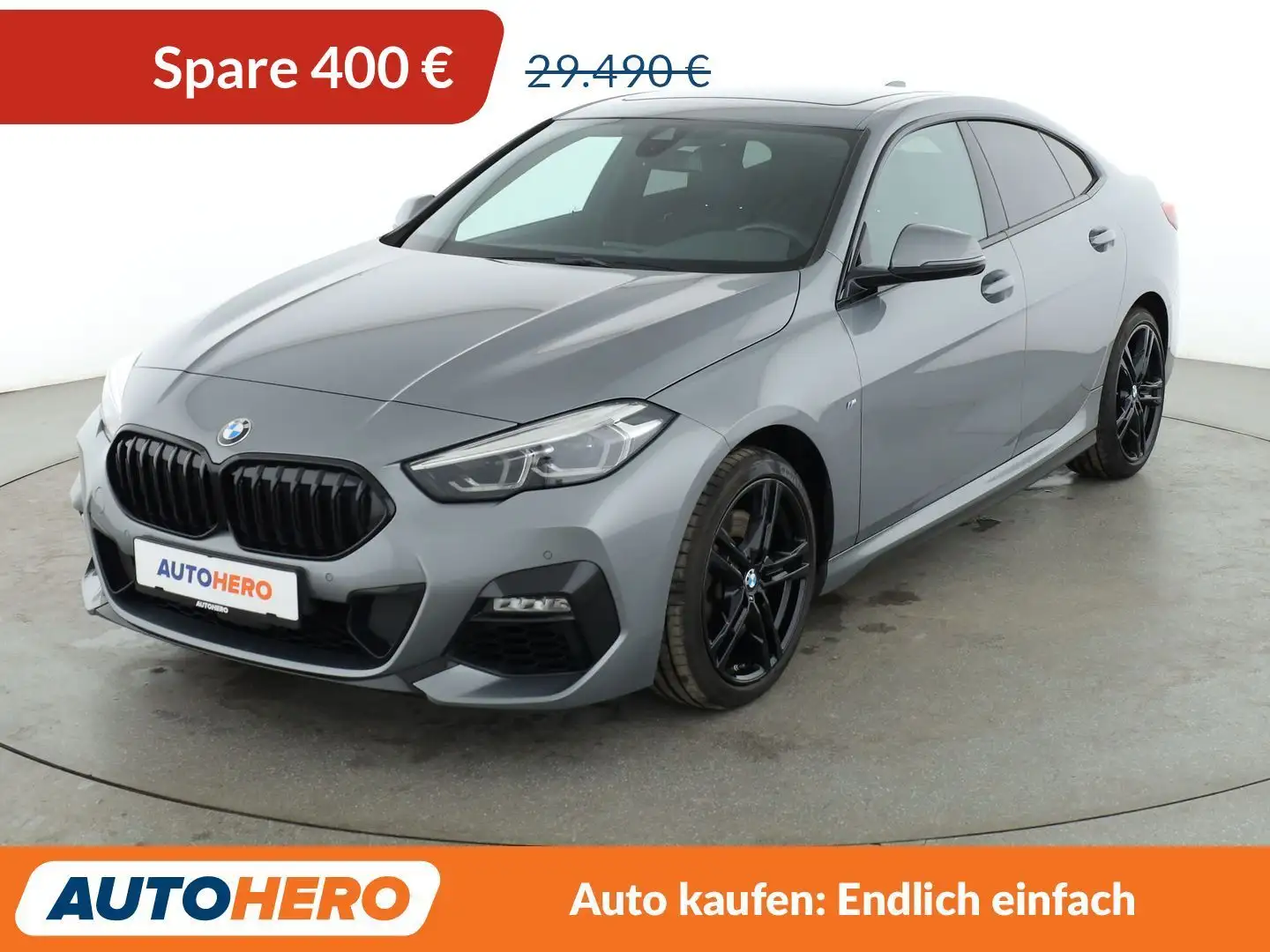 BMW 220 220i Gran Coupe M Sport Aut.*NAVI*LED*TEMPO*PDC* Grau - 1