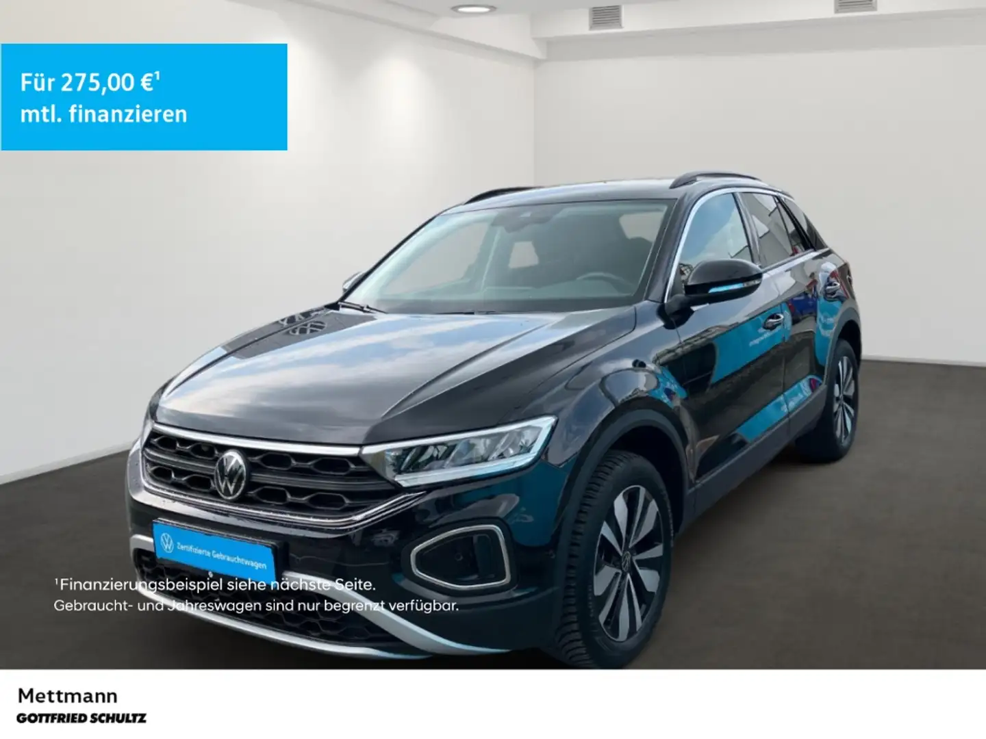 Volkswagen T-Roc 1.0 TSI Life LED SHZ DAB ACC MFL LM Noir - 1