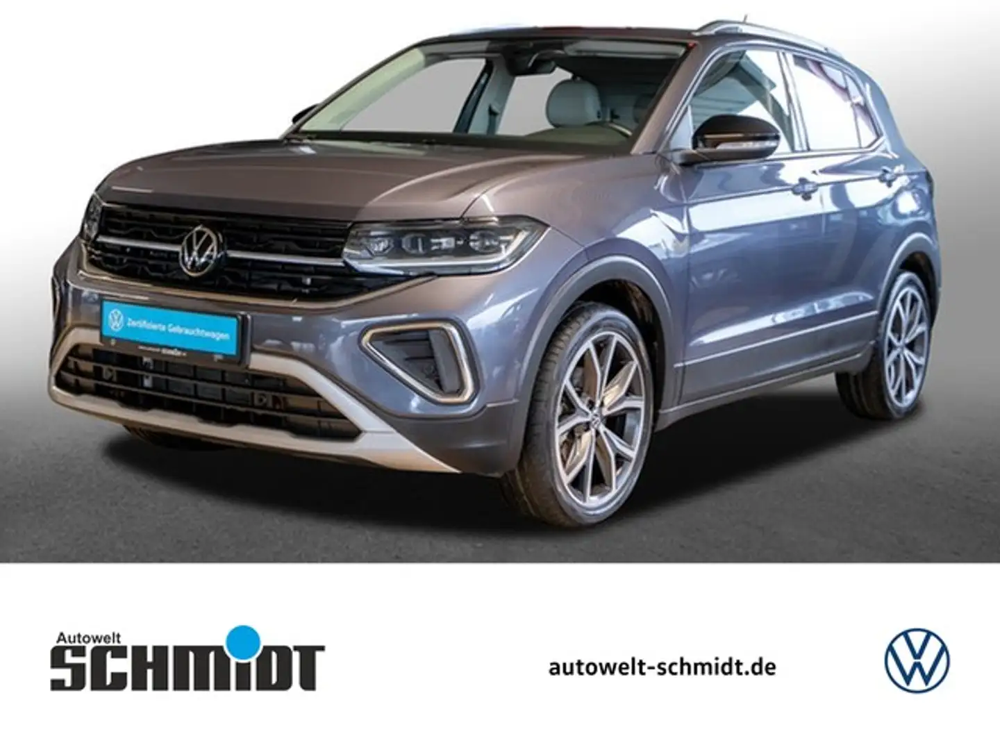 Volkswagen T-Cross 1,0 TSI DSG Style Navi ACC AHK Grau - 1