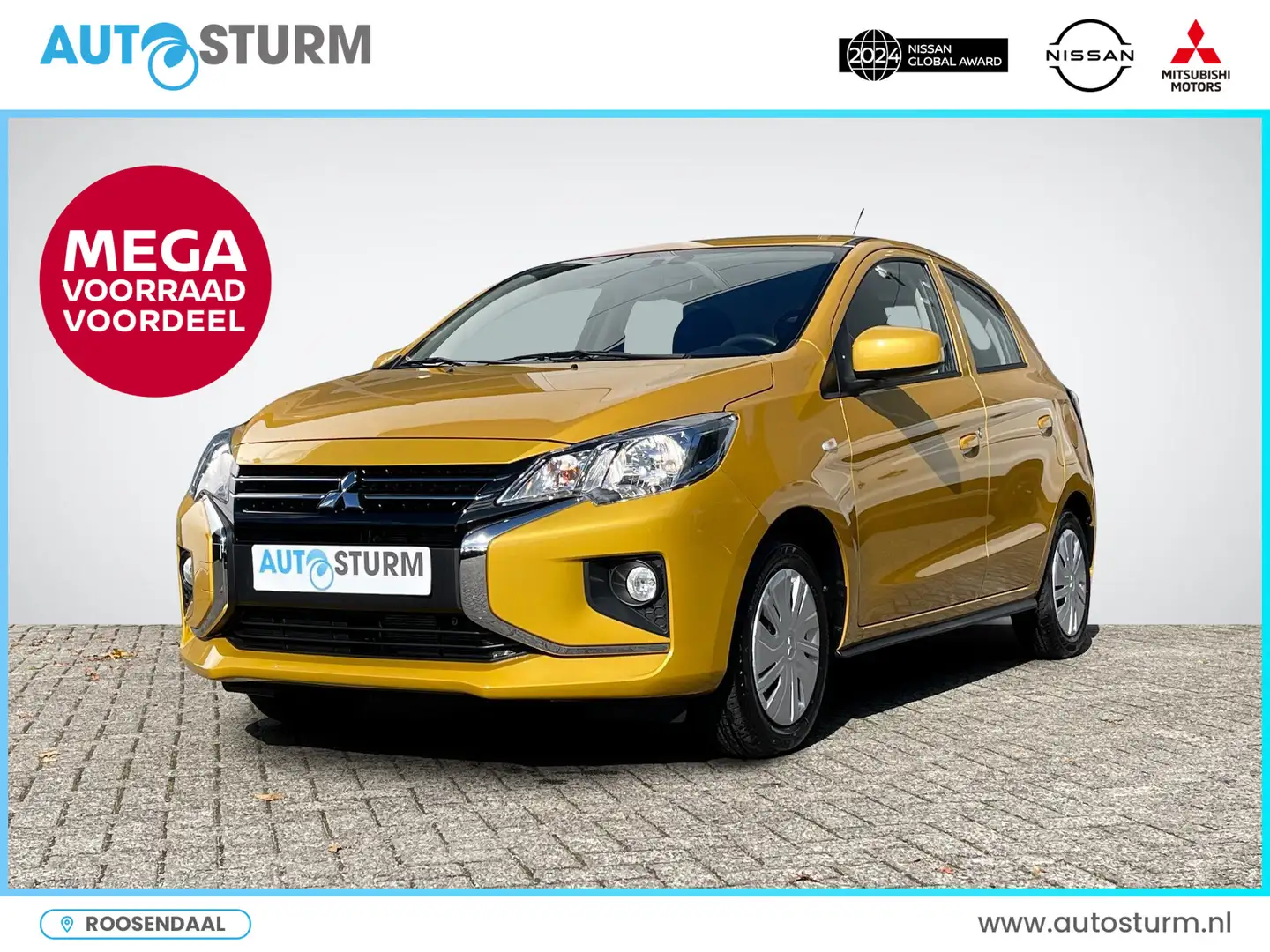 Mitsubishi Space Star 1.2 Active Geel - 1