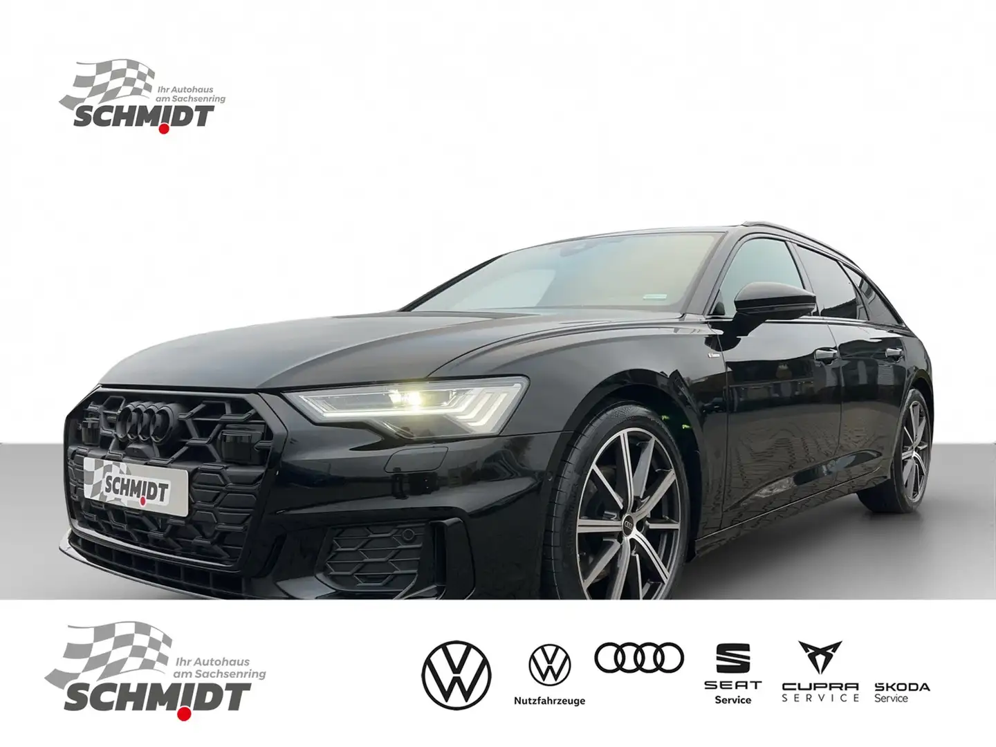 Audi A6 Avant S line 40 TDI quattro Matrix PDC Schwarz - 1