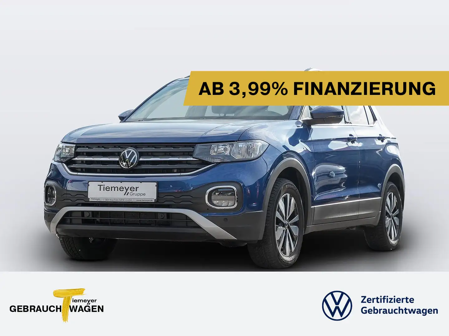 Volkswagen T-Cross 1.0 TSI DSG MOVE NAVI SITZHZG VIRTUAL DA Blau - 1