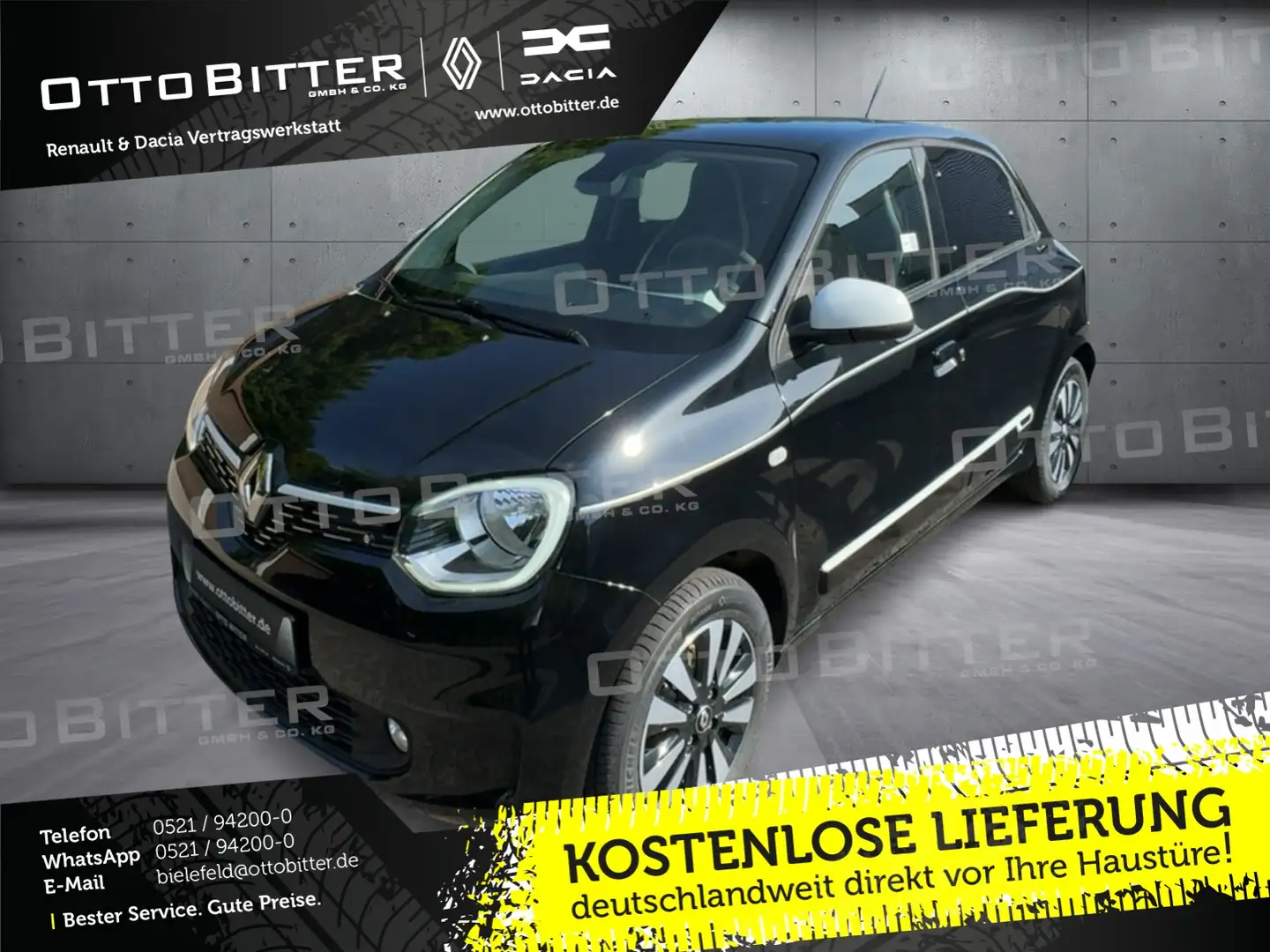 Renault Twingo E-TECH 100% ELEKTRISCH (22KWh) KAMERA/ALU Noir - 1