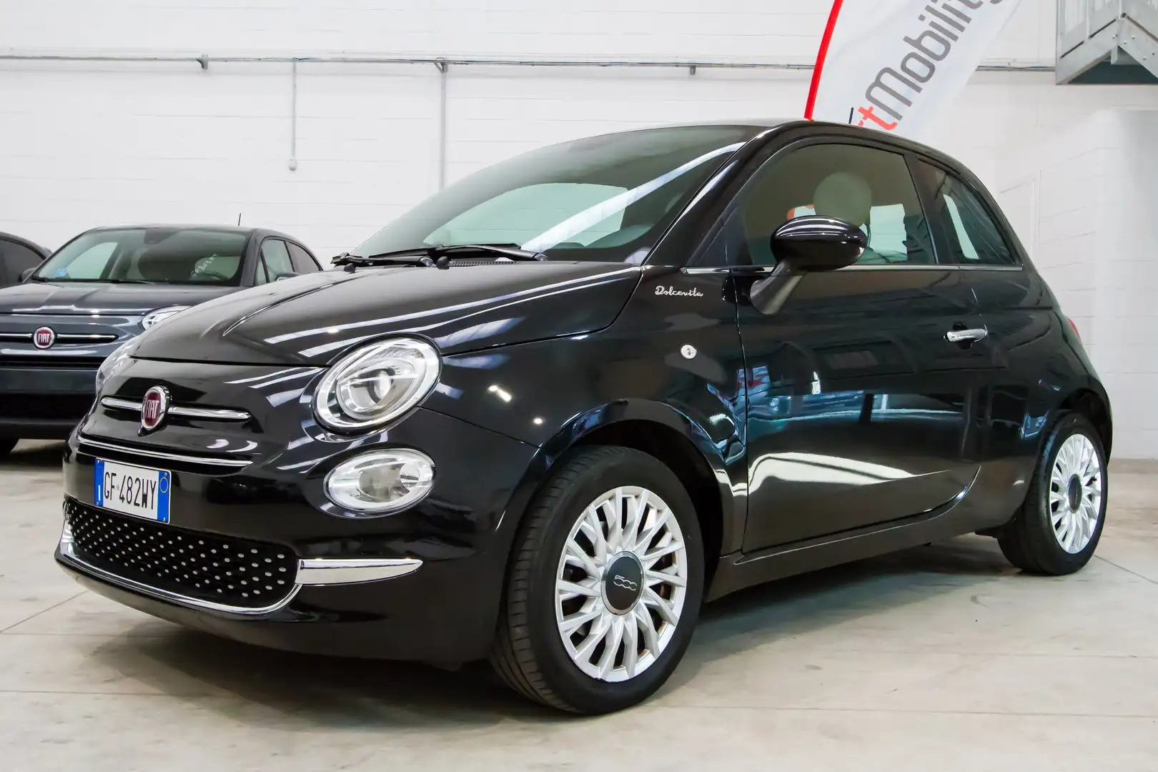 Fiat 500 1.0 hybrid Dolcevita 70cv - Ok neopatentati! Negro - 1