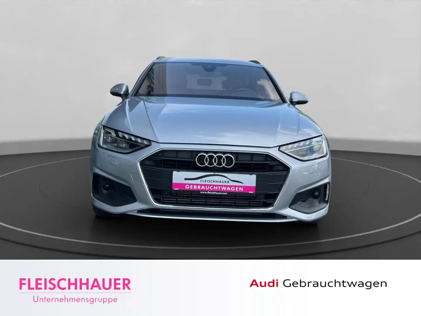 Audi A4 40 TFSI Avant 2.0 S tronic+LEDER+SHZ+STDHZ+AHK Plateado - 2