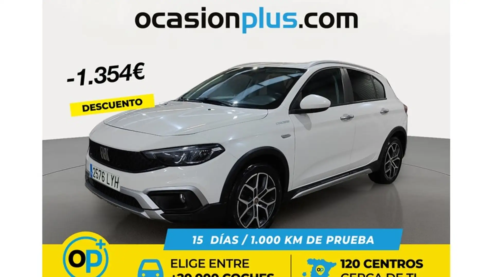 Fiat Tipo 1.5 Hybrid Cross DCT 96KW Blanc - 1