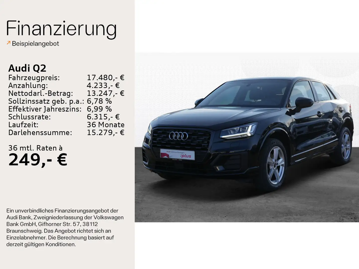 Audi Q2 30 TDI sport Klima|LED|DAB+|Sitzh.|GRA Zwart - 2