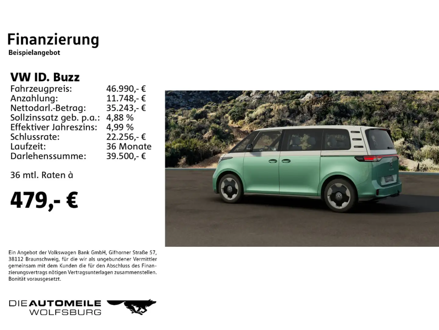 Volkswagen ID. Buzz ID.Buzz Pro AHK/Matrix/ParkAssist+/Design Weiß - 2