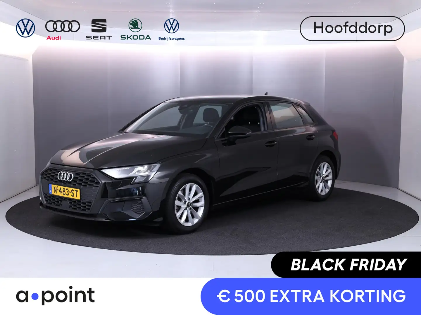 Audi A3 Sportback 30 TFSI Pro Line 110 pk S-tronic | Grati Noir - 1