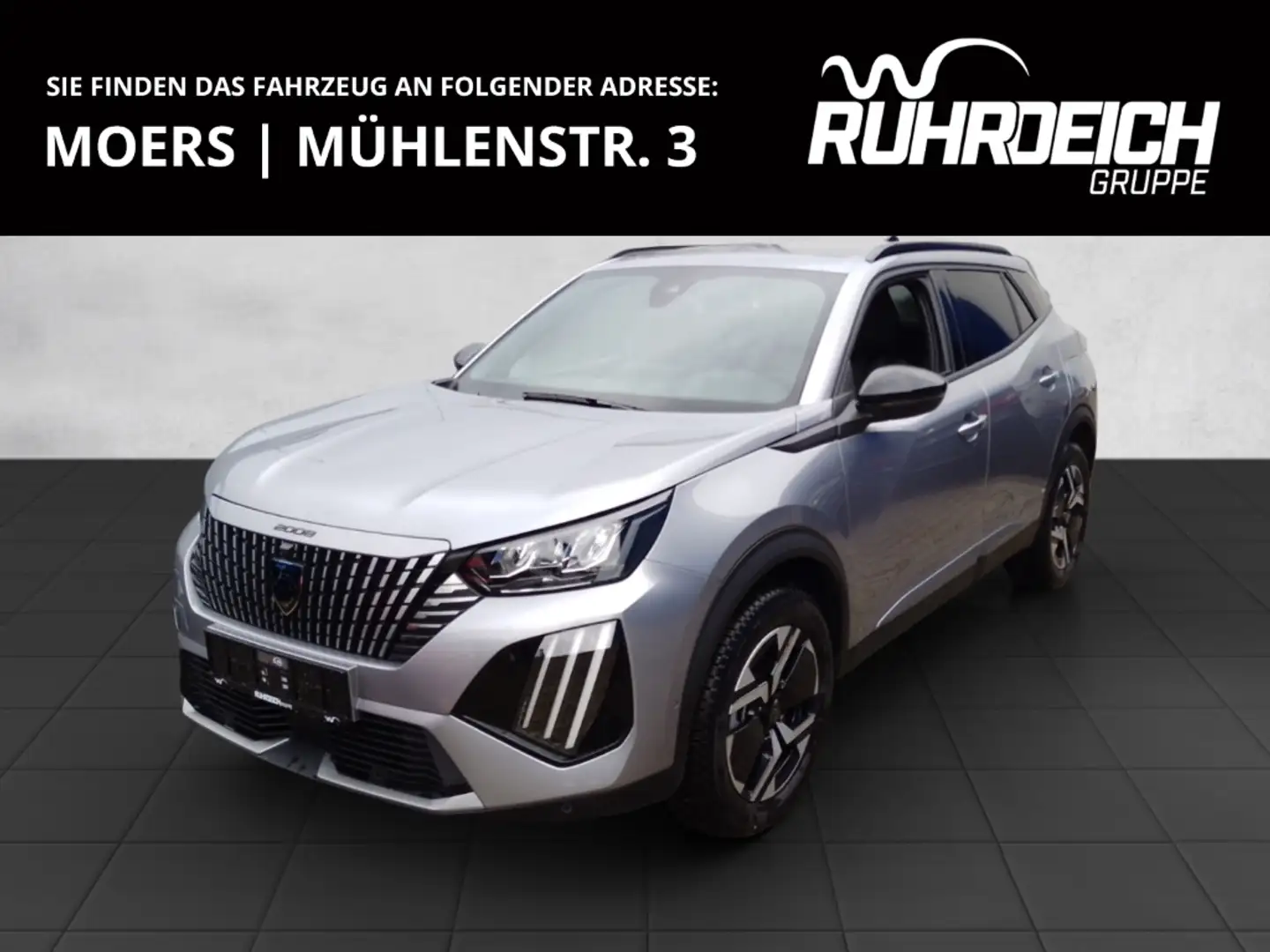 Peugeot 2008 Allure PT 130 EAT8 +Navi+360 Kam+LED+AppleCarPlay+ Grijs - 1
